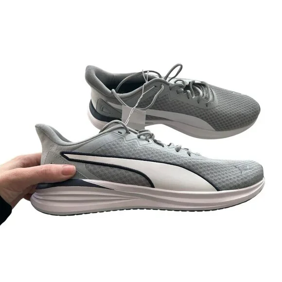 Puma Mens Transport Modern Running Sneakers Shoes - Grey Size 10 NWOB - Picture 2 of 6